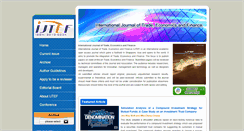 Desktop Screenshot of ijtef.org