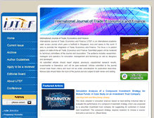 Tablet Screenshot of ijtef.org